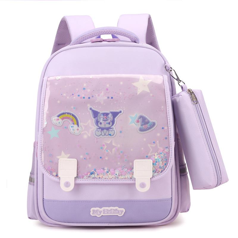 

Школьный рюкзак новый для мальчиков и девочек начальной школы, мультяшный, легкий, универсальный, большой вместимости