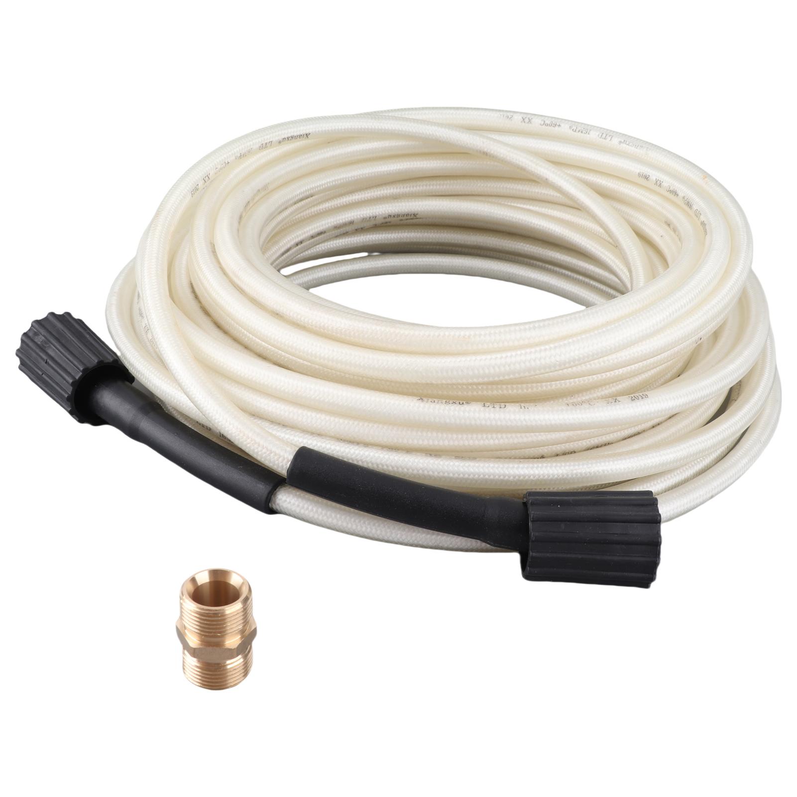 50ft 5000PSI High Pressure Washer Hose M22 Connector Replacement Extension Hose