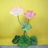 40/60cm Simulation Lotus Giant Buddha Water Lily Artificial Flower Lotus Leaf Lotus Pond Decoration Wedding Decoration