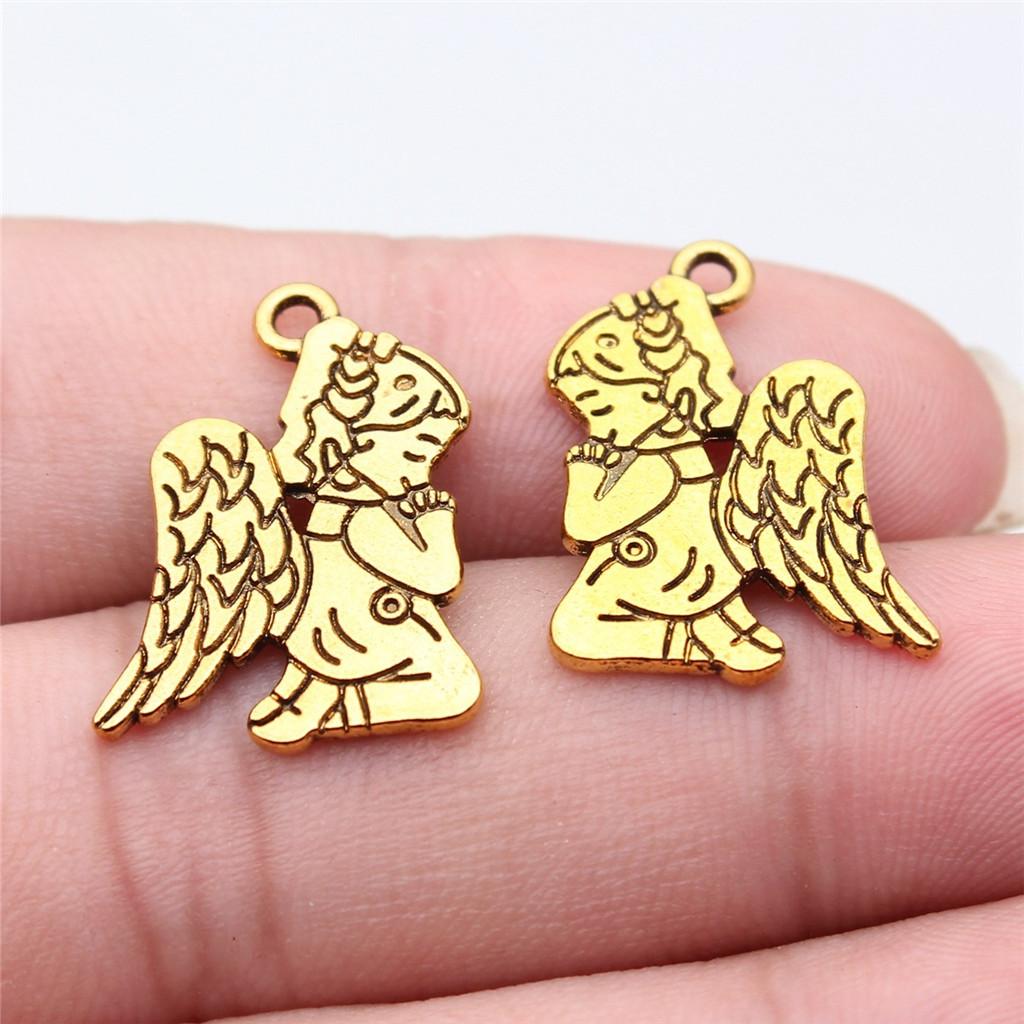 Charms Angel Pendants Kids' Jewelry Materials QC003