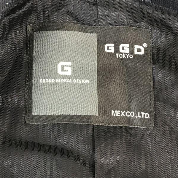 Made in Japan GGD TOKYO One Button Tailored Jacket Men’s L Black Wool Cupra Lining(USED)