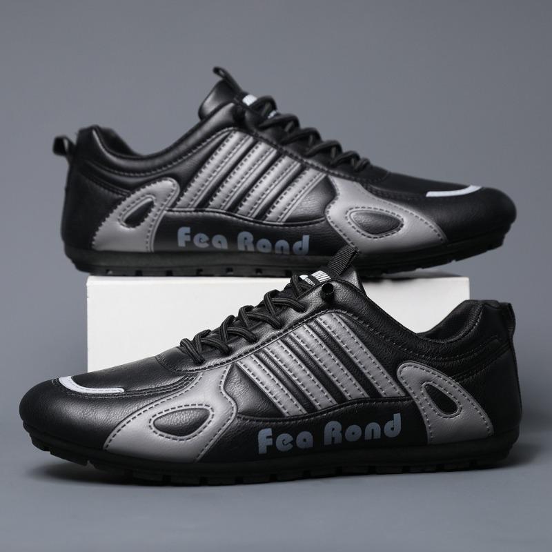 Men's casual shoes, sports shoes, non-slip and wear-resistant one-pedal lazy shoes, waterproof platform men's shoes