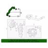 Engine Black Car Radiator Hose Stable Characteristics High Reliability Easy Installation Factory Specifications