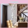 Elegant Circle Ring Acrylic Mirror Wall Decals For Contemporary Room Style