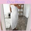 Elegantes Sommer-Maxikleid für Damen in großen Größen mit ärmellosem, hochtailliertem Design