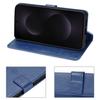 Coque de Protection - BOOLING - pour Samsung Galaxy S25 Edge - Effet Cuir Motif Floral Bleu Foncé - 2 Vitres