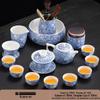Cha Xun Retro Floral White Porcelain Tea Set