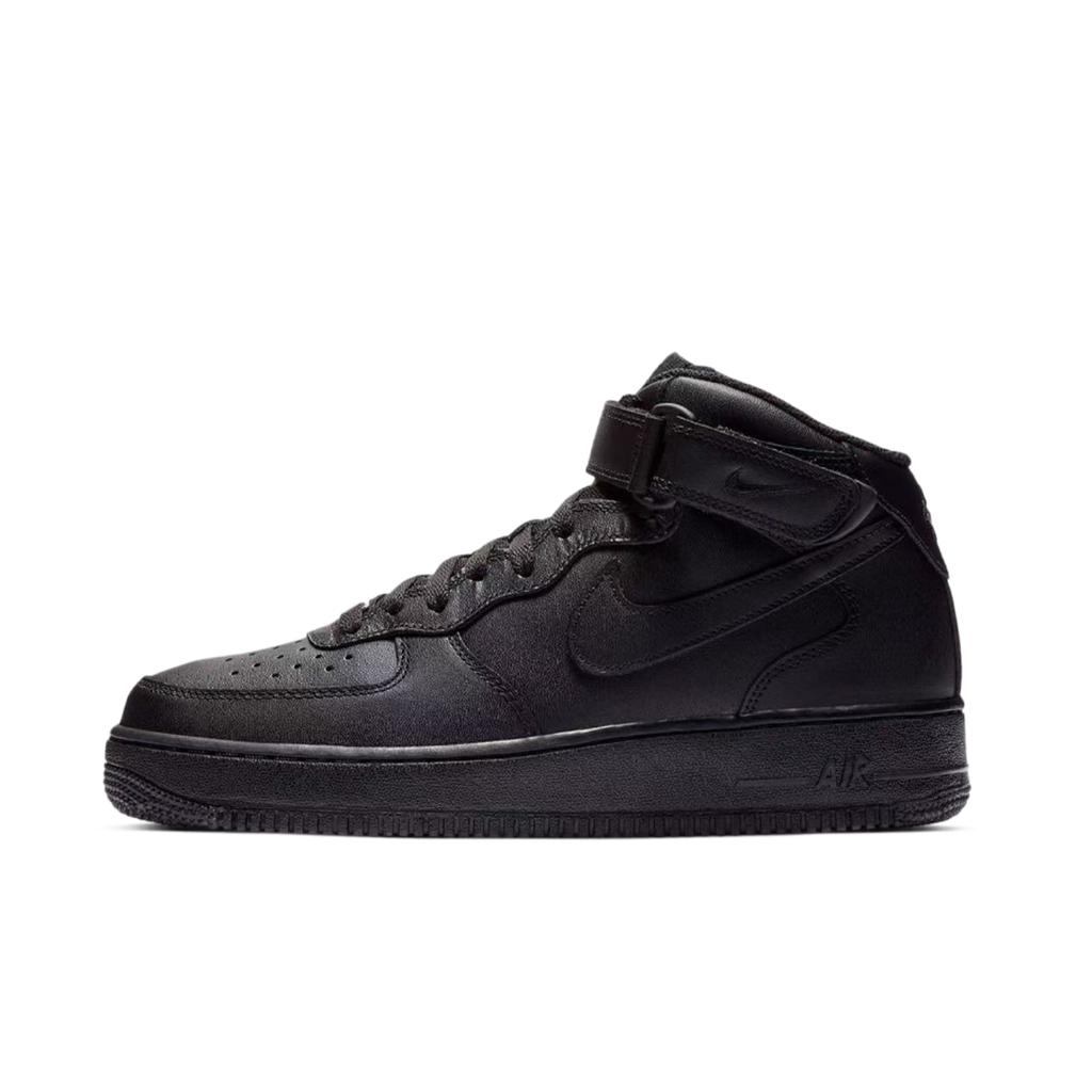 Nike Air Force 1 Luxury Streetwear Dark Blue Trendy Mid top Skateboard Shoes Unisex CW2289-001(team1245-)
