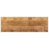 Bench 110 cm Rough Mango Solid Wood and Steel