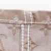 LOUIS VUITTON Monogram denim skirt tight Brown cotton/polyester Women Used
