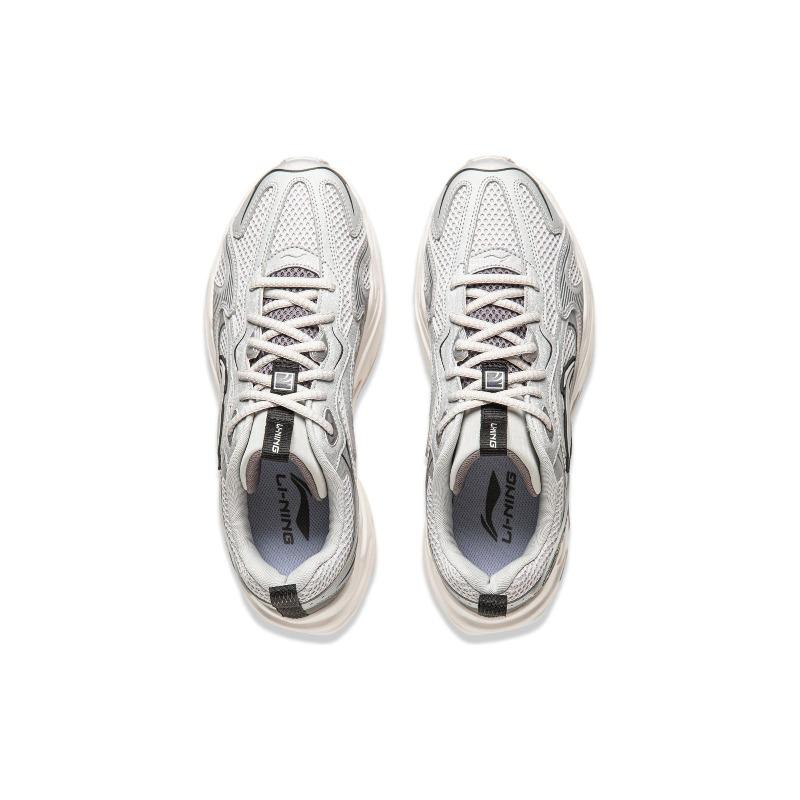Li-Ning Meteor Men Low Top Casual Shoes Silver Grey AGCU121-2