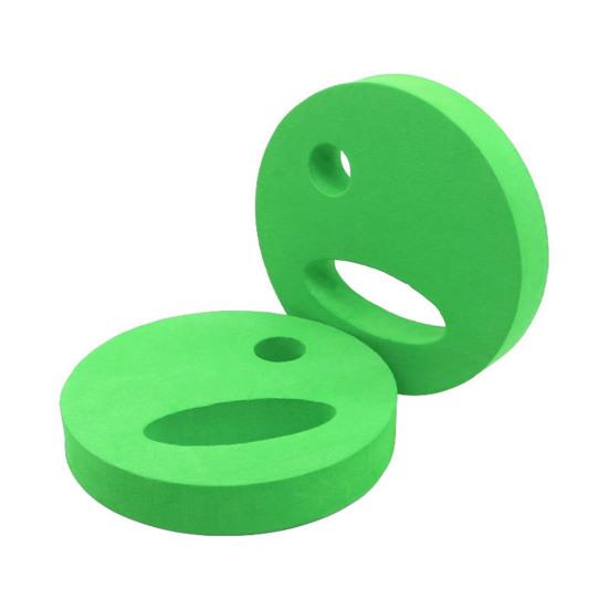 2Pcs Water Exercise Discs EVA Foam Handheld Swim Disc Pool Resistance Water Weights Adults Beginner Swimming Pool Aquatic Exercise Water Aerobic
