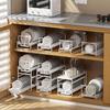 Kitchen Storage Rack Stainless Steel Dish Drainer Storage Shelf Household Sink Dishwashing Rack Organizer Tools