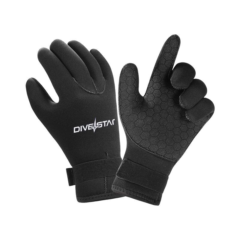Substar 3/5mm Anti-Slip Diving Gloves: Snorkeling, Surfing, Anti-Cut, Warm, Wear-Resistant; Ideal for Winter Swimming & Fishing.