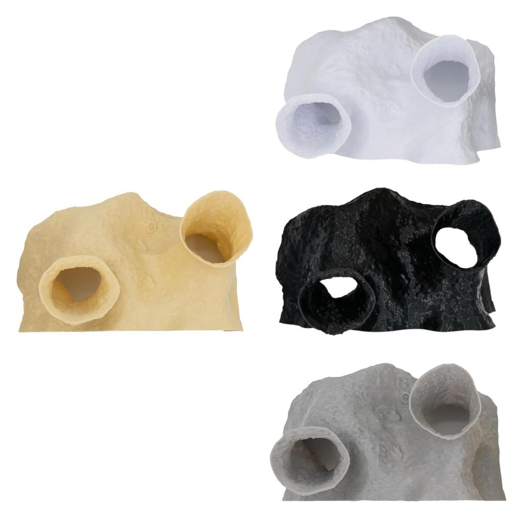 Aquarium Fish Tank Shrimp Cave Shelter Plastic Hiding Nest for Mini Complete Aquarium and Pond Landscape