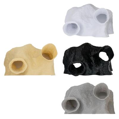 Aquarium Fish Tank Shrimp Cave Shelter Plastic Hiding Nest for Mini Complete Aquarium and Pond Landscape