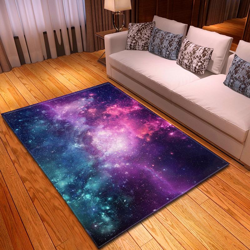 Simple And Mysterious Starry Sky Living Room Carpet Bedroom Dining Room Floor Mat Pattern Size