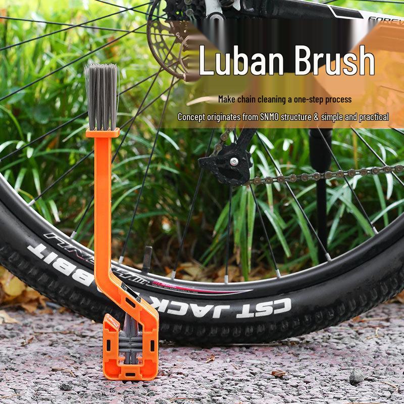 Jiu Yue Bike & Motorcycle Chain Cleaning Kit with Crankset and Bristle Brush