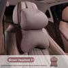Car Neck Pillow Ergonomic Breathable Car Headrest Neck Cushion with Elastic Strap Adjustable Cervical Support Pillow for Neck Pain Relief