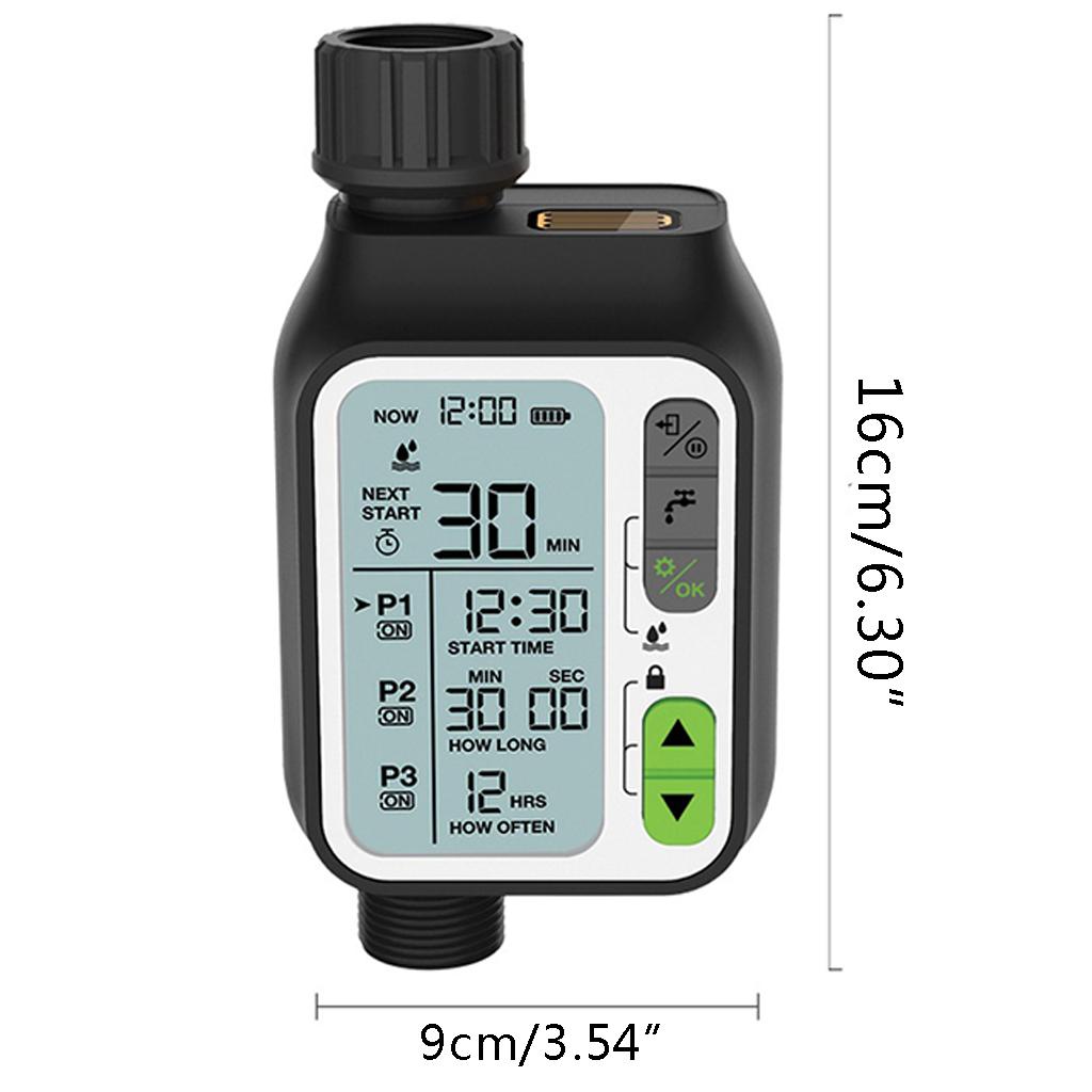 Sprinkler Water Timer Garden Outdoor Automatic Electronic Watering System Waterproof Digital Irrigation for Lawns Pool