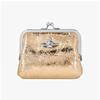 Vivienne Westwood Metallic Crinkle Frame Pulse Mini Coin Card Wallet 56010005w L00a7 R401