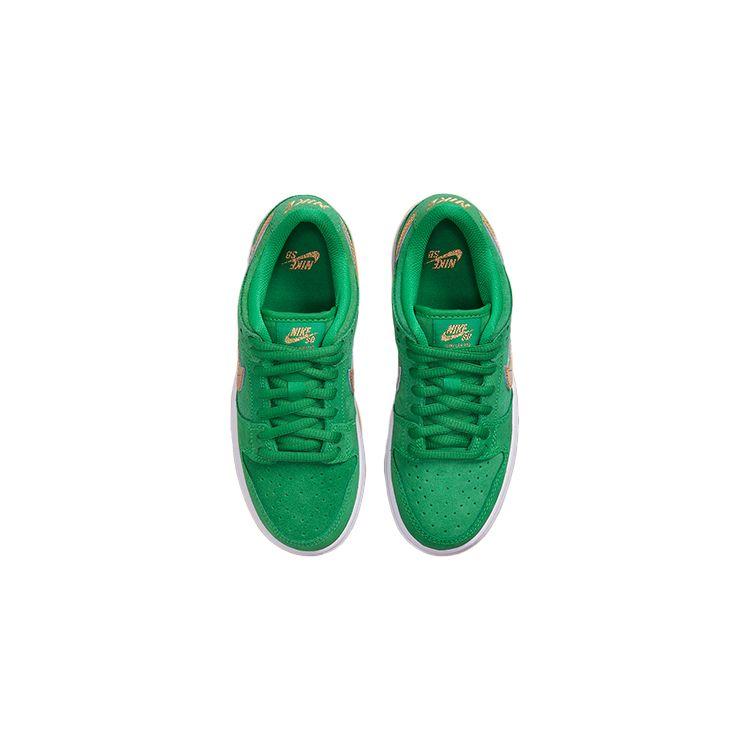 Nike Dunk Low SB PS St. Pantofi pentru copii de ziua lui Patrick Verde Lucky-Verde metalic-Auriu DN3675-303
