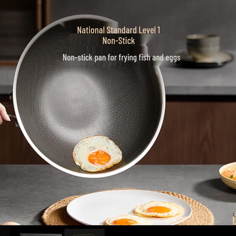 Midea 316 Stainless Steel Non-Stick Wok