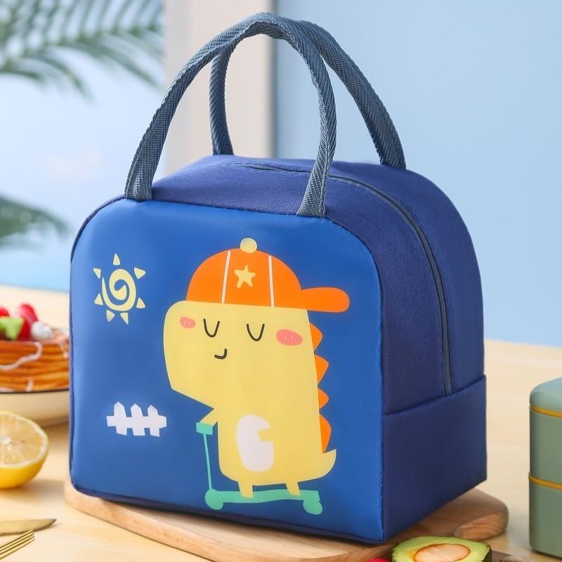 Cartoon Bento Bag Lunch Pet Insulation School Work Travel Fashionable Storage
