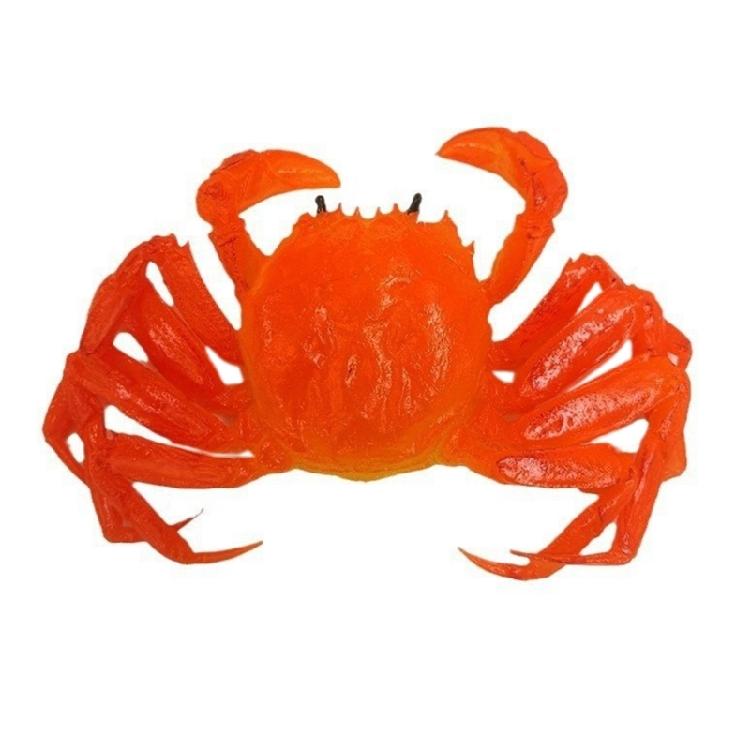 Delicate Artificial Hairy Crabs Model Good Looking Faux Crabs Collection Decoration for Table Food Presentation