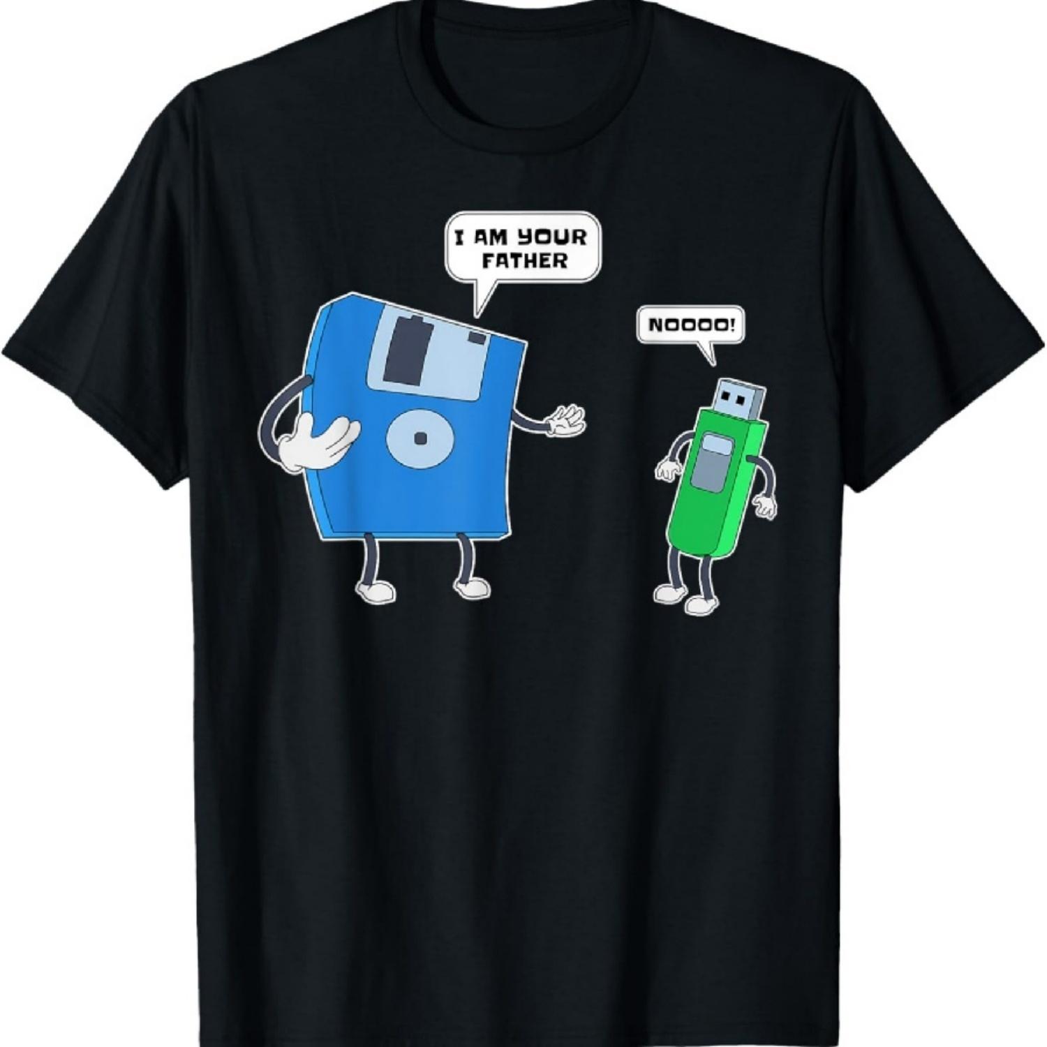 Computer Engineering I mens Father & Son Floppy Disk Engineer Short Sleeve T-Shirt S