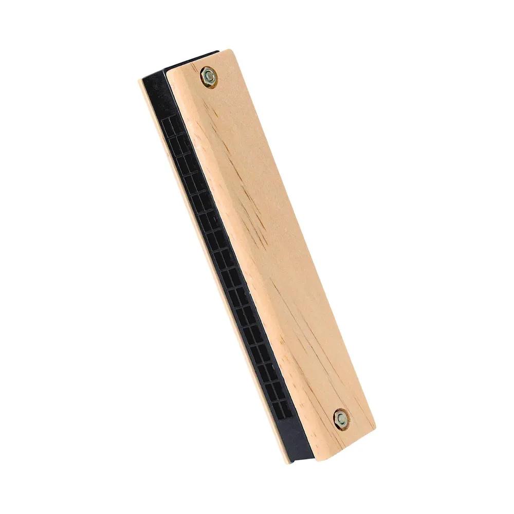 Children's harmonica made of wood, diatonic, 16 holes, for boys and girls, music training