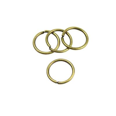 MégaCréa DIY - Round Broken Rings 10 Mm Brass 80 Pieces