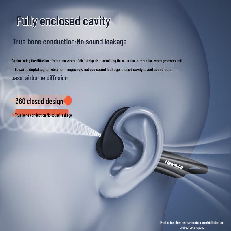 Newman G10 Kostne Przewodnictwo Bluetooth Słuchawki Sportowe Pływackie