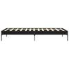 Bed Frame Black Oak 80 x 200 cm Particleboard