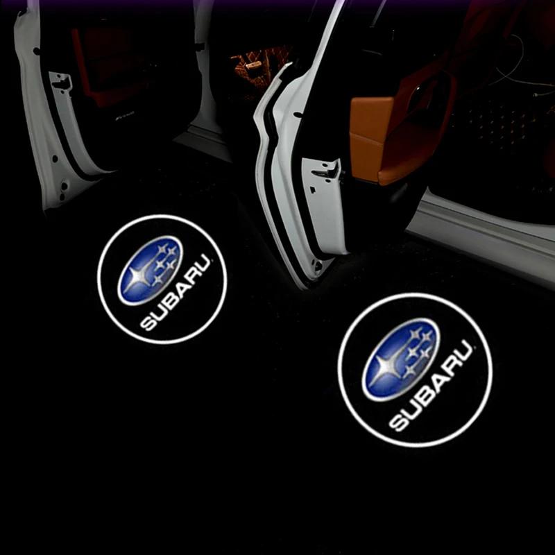 

2PCS LED Car Door Welcome Projector Light for Subaru Forester XV Legacy WRX Tribeca Levorg BRZ Crosstrek Accessories