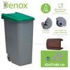 Denox Conteneur Eco, 110 L, Vert Polypropylène, Unique