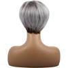 New Gradient Silver Grey Women's Short Hair Wig