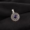 Pietra di Sodalite Gioielli in Argento Sterling 925 Ciondolo Artigianale 1.14" Collana CP-30-29