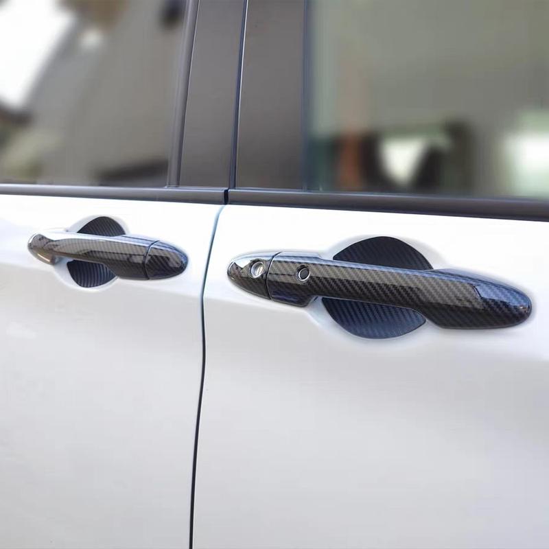 For Honda Freed GB5 GB6 GB7 GB8 2016 2017 Accessories Car ABS Carbon Black Door Handles Cover Auto Stickers Trim Styling