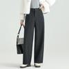 Mengshuya Winter High-Waist Relaxed Fit Pants for Pear Shapes