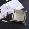 Trays Leather Personalized Desk Organizer Desktop Storage Box for Jewlery Key Cosmetics Glasses Headphone Wallet Office Home Use