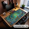Tree of Life Theme Custom Mouse Pad Personalized With Name Text Customized Desk Mat For Office Home Decor