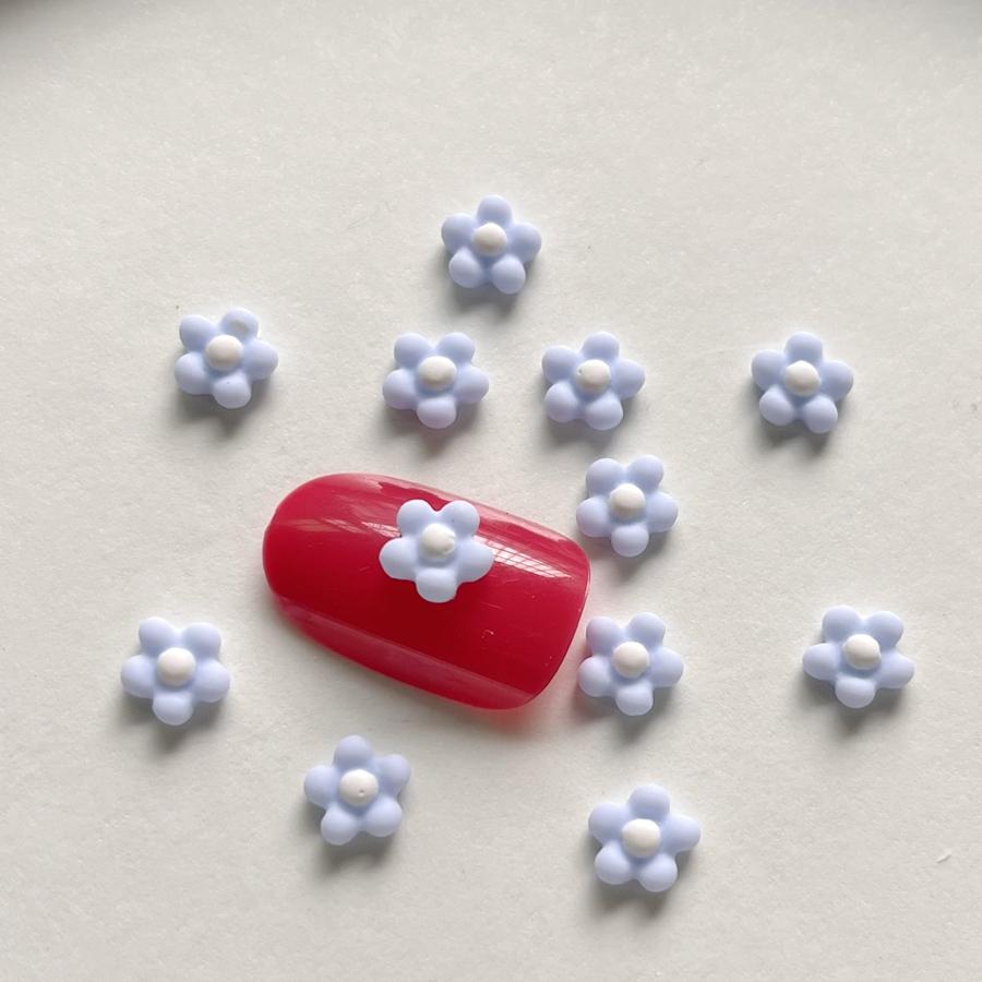 100 Pieces of Mixed Mini Egg Flower Resin Trim Flat Back Scrapbook Diy Jewelry Nail Art Deco Floret