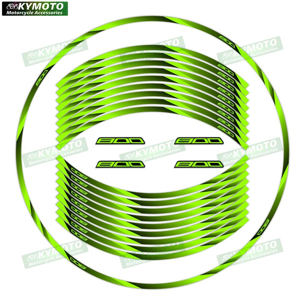 For Z800 Z 800 motorcycle accessories 17 inch front and rear wheel stickers fairing modified reflective stickers decoration