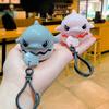 Cartoon Drawstring Couple Baby Shark Doll Keychain Pendant Creative Decompression Car Key Chain Bag Pendant