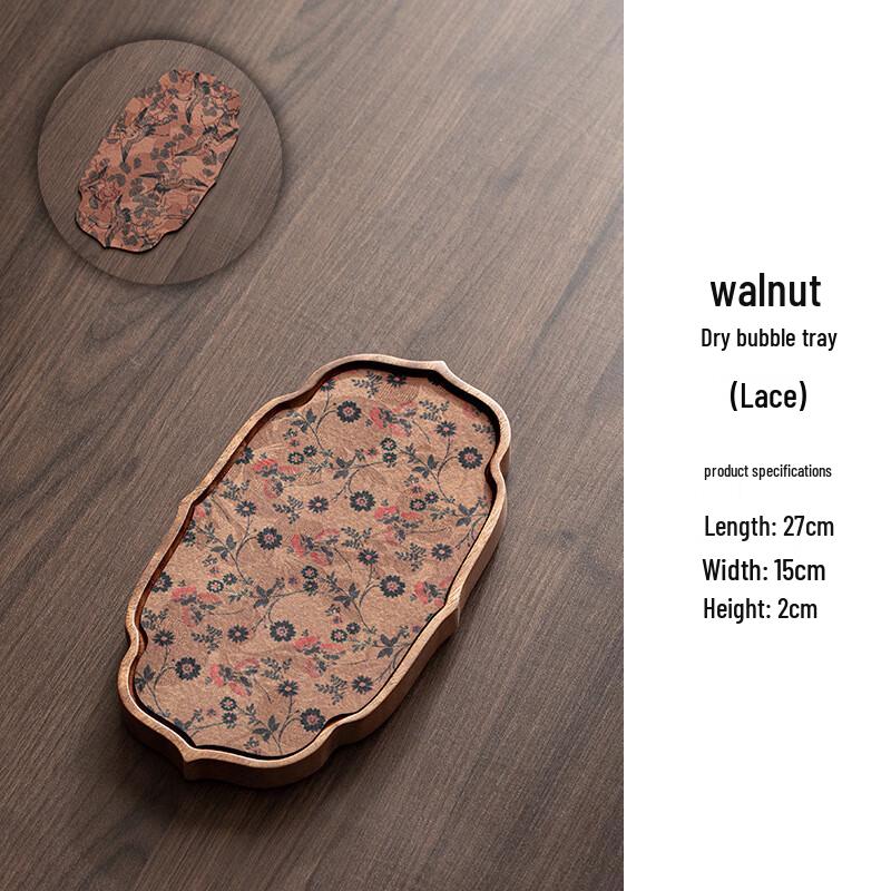 

Jianlv Minimalist Walnut Wood Serving Tray