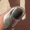 1/5Pcs No Manicure Open Ring Texture Lightweight Nail Irregular Metallic Skin Art Ring Adjustable Finger Accessory