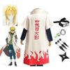 Uzumaki Akatsuki Cosplay Jungen Mädchen Uzumaki Jacke Hose Stirnband Perücke Requisiten Kind Uniform Kunai Halloween Kostüm