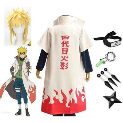 Uzumaki Akatsuki Cosplay Kluci Dívky Uzumaki Bunda Kalhoty Čelenka Podpěry na paruku Dětská uniforma Kunai Halloweenský kostým