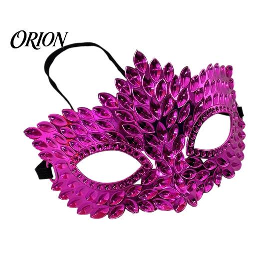 Stable Wear Party Mask Rhinestone Masquerade Mask, Adjustable Eye for Halloween Ball Gala Fashionable Dance Performance Cosplay, Sparkling Hollow
